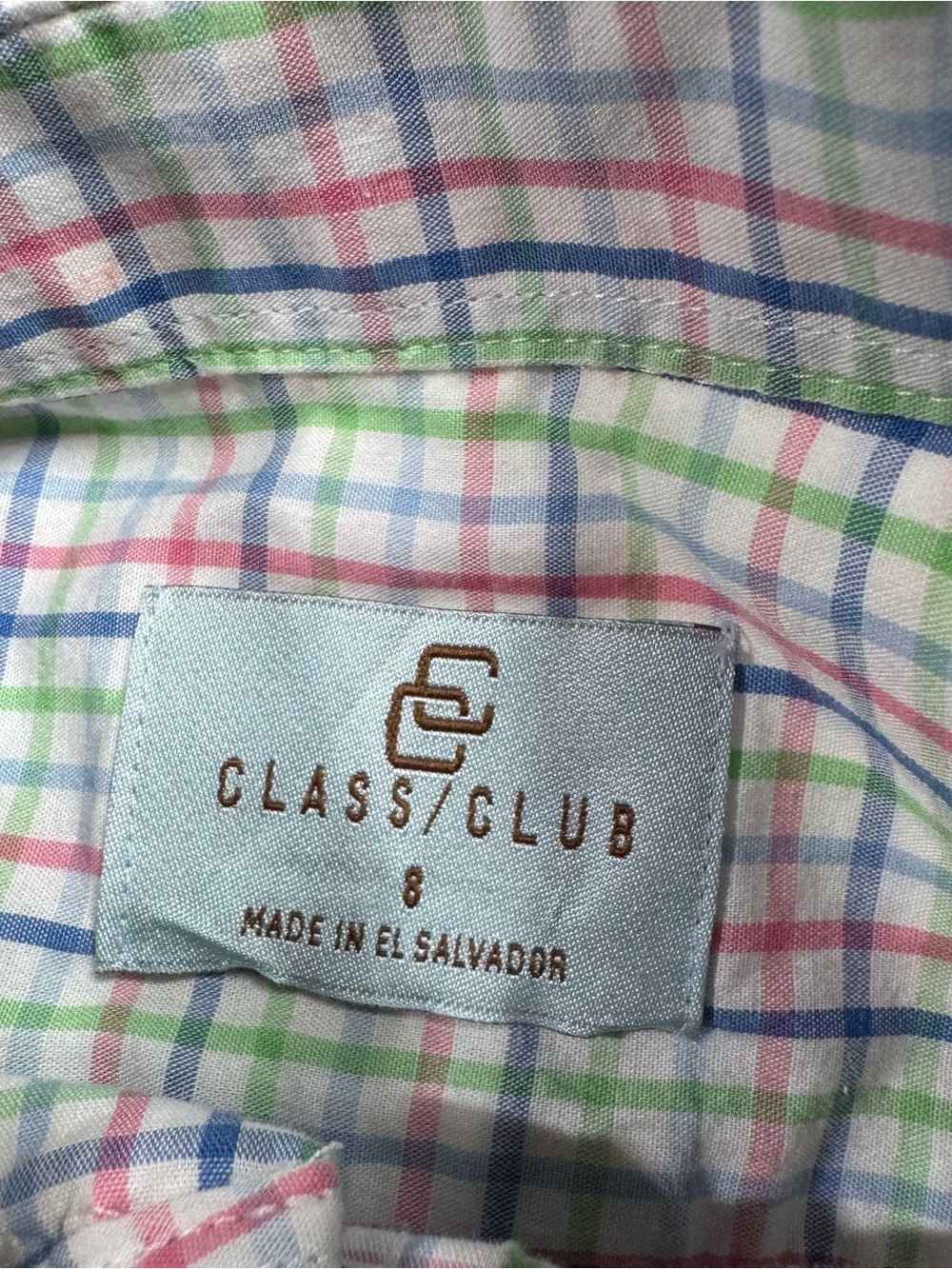 Boys Size 8 Button Down Shirt Lot Carter’s IZOD Class Club Plaid 4 Pc - Picture 9 of 15